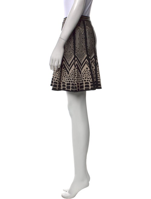 Herve Leger Printed Mini Skirt