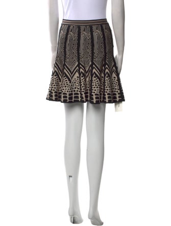 Herve Leger Printed Mini Skirt