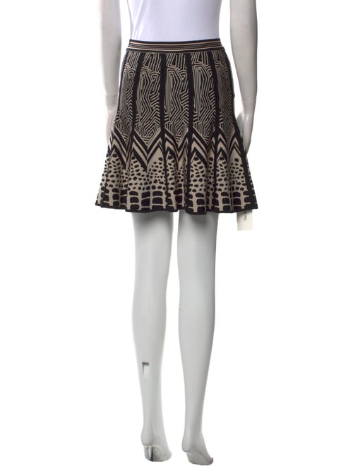 Herve Leger Printed Mini Skirt