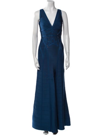 Herve Leger Celestina Long Dress