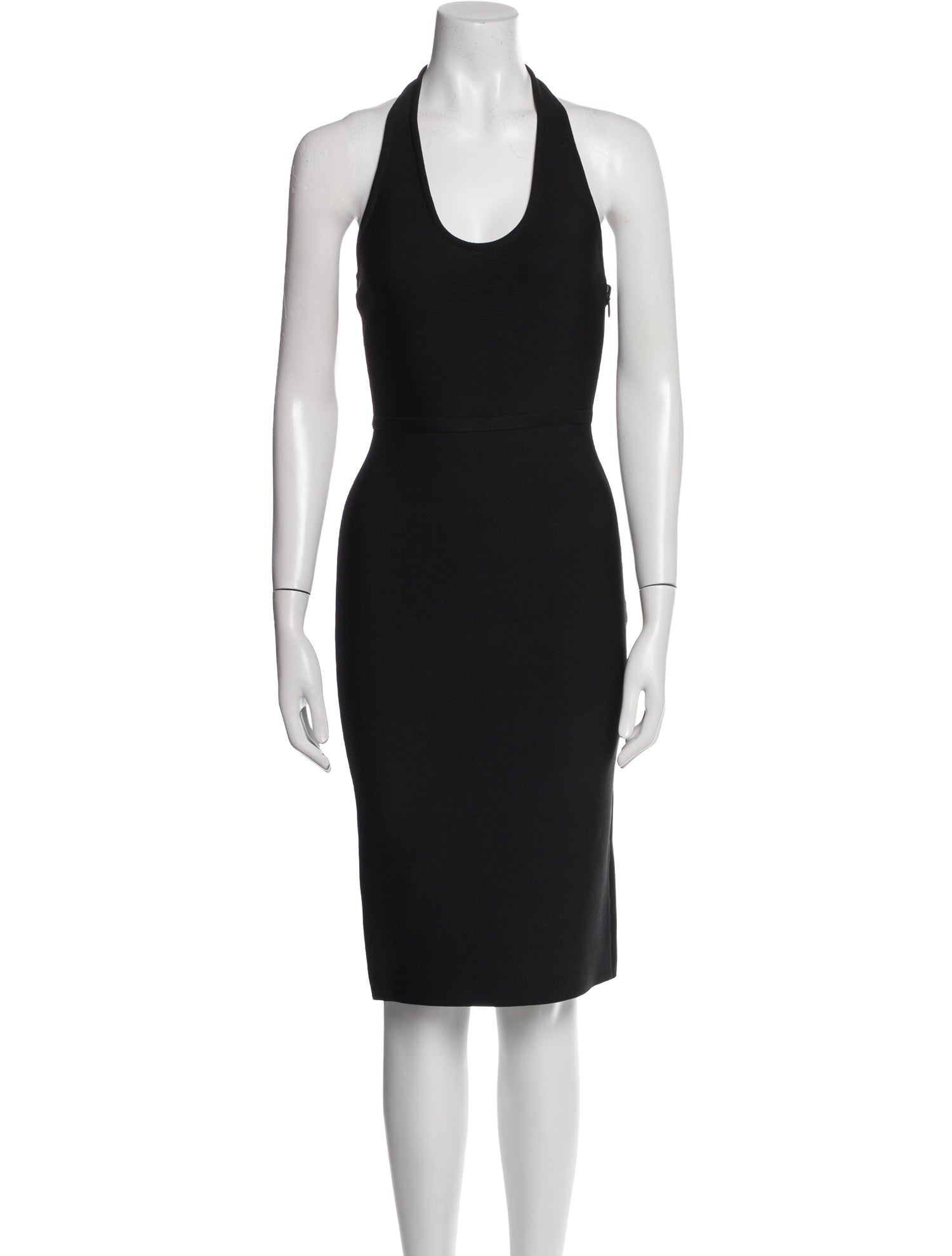 Herve Leger Halterneck Midi Length Dress