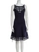 Herve Leger Scoop Neck Mini Dress