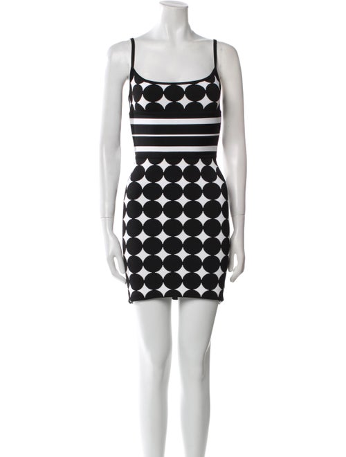 Herve Leger Printed Mini Dress