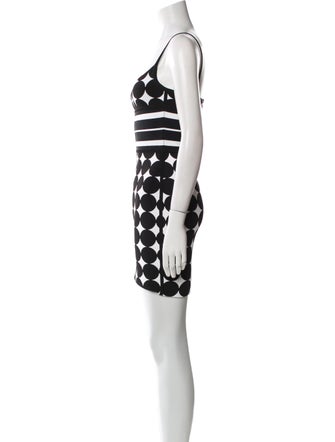 Herve Leger Printed Mini Dress