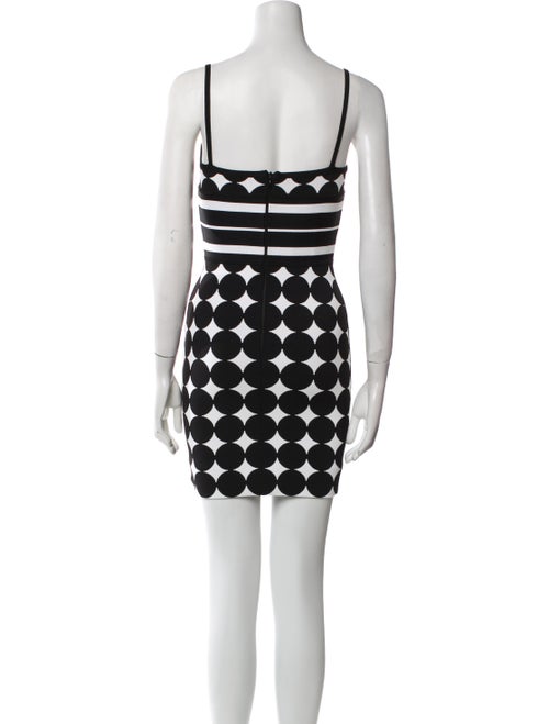 Herve Leger Printed Mini Dress