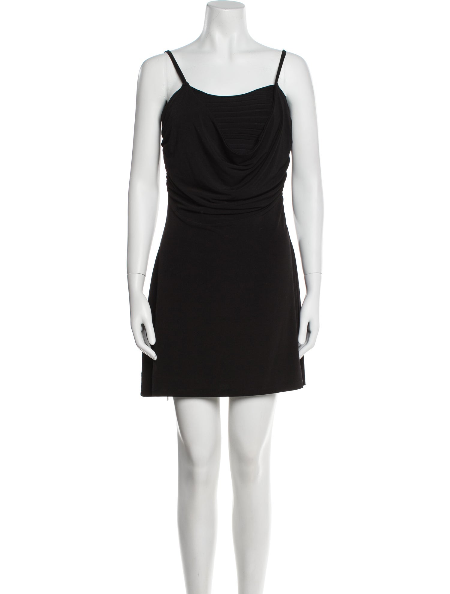 Herve Leger Cowl Neck Mini Dress