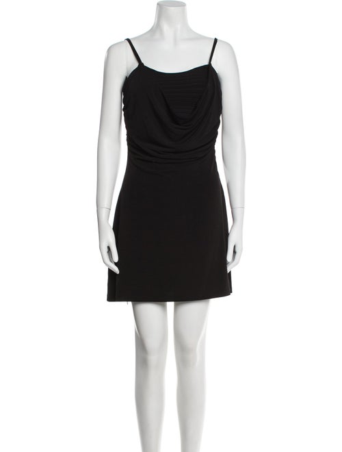 Herve Leger Cowl Neck Mini Dress