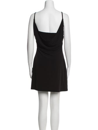Herve Leger Cowl Neck Mini Dress
