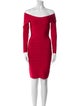 Herve Leger Off-The-Shoulder Mini Dress