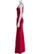 Herve Leger Scoop Neck Long Dress