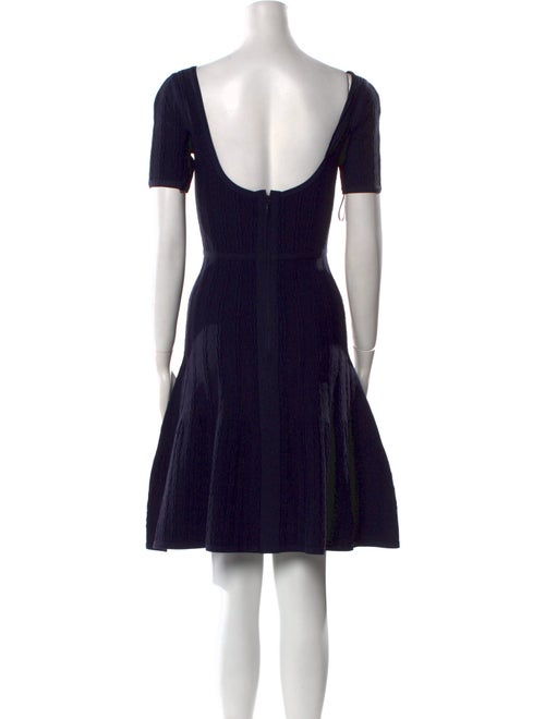 Herve Leger Square Neckline Mini Dress