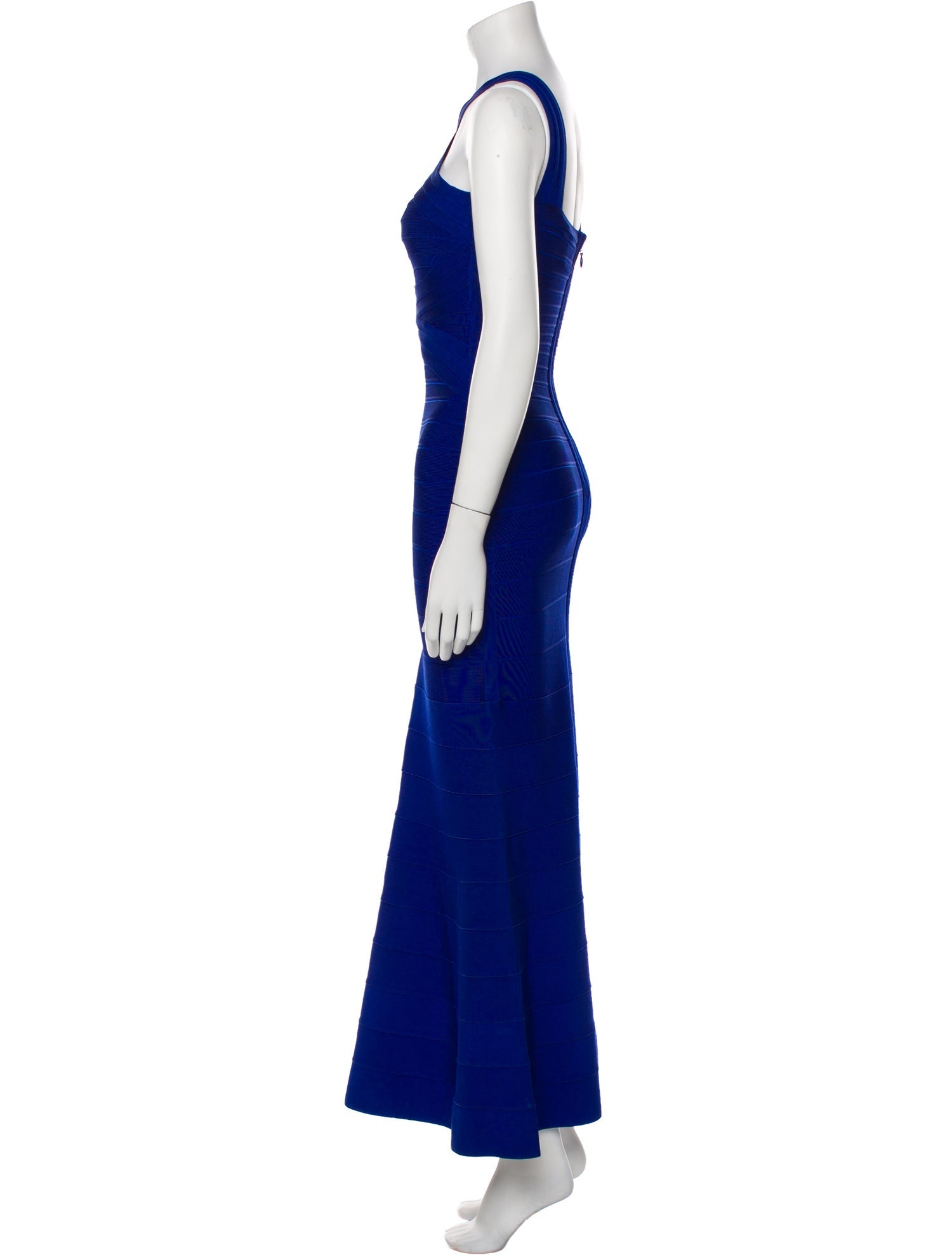 Herve Leger Halterneck Long Dress