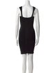 Herve Leger Square Neckline Mini Dress