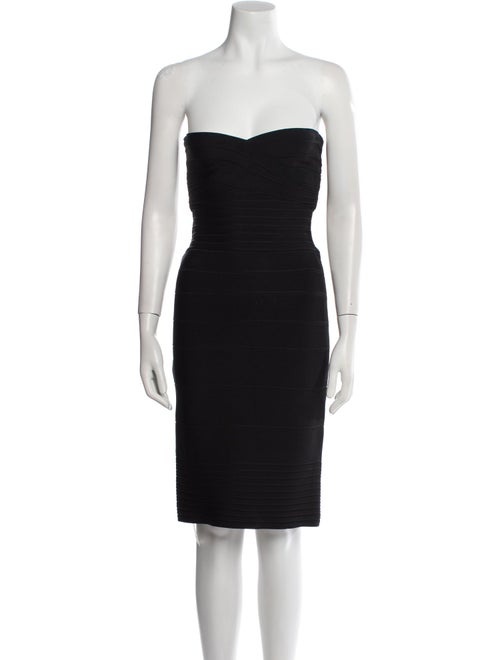 Herve Leger Strapless Mini Dress