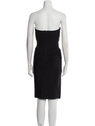 Herve Leger Strapless Mini Dress
