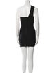 Herve Leger One-Shoulder Mini Dress
