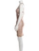 Herve Leger Scoop Neck Mini Dress