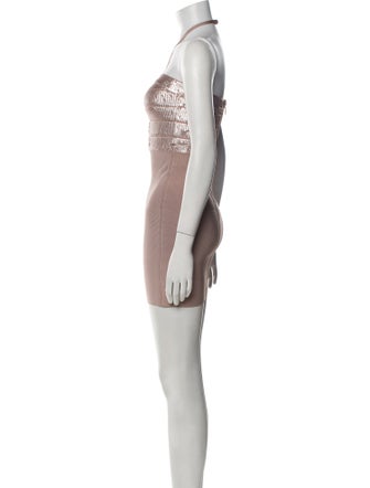 Herve Leger Halterneck Mini Dress