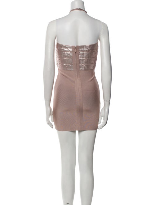 Herve Leger Halterneck Mini Dress