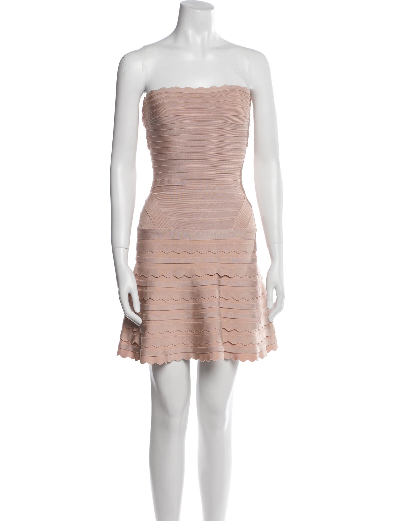 Herve Leger Strapless Mini Dress