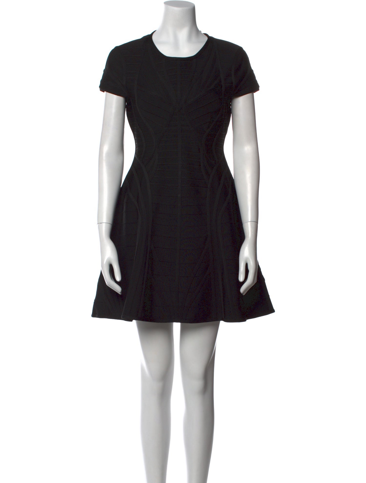 Herve Leger Crew Neck Mini Dress w/ Tags