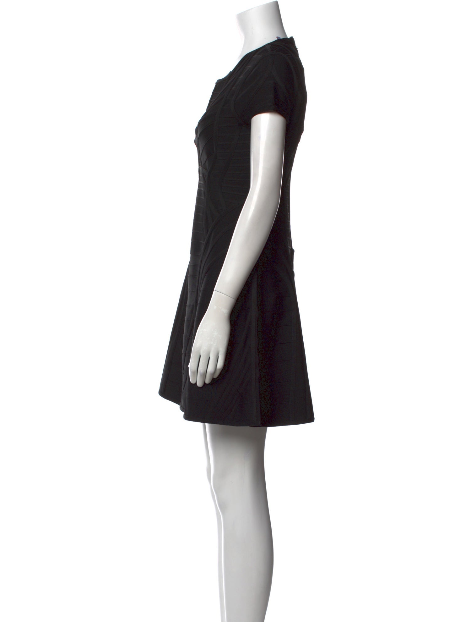 Herve Leger Crew Neck Mini Dress w/ Tags