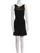 Herve Leger Scoop Neck Mini Dress