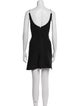 Herve Leger Scoop Neck Mini Dress