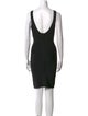 Herve Leger Scoop Neck Mini Dress