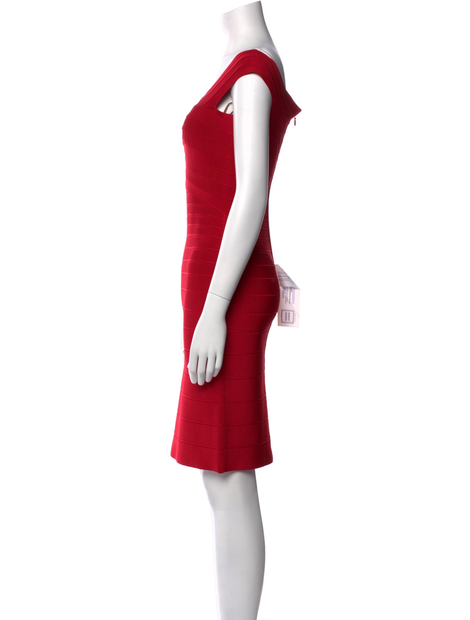 Herve Leger V-Neck Mini Dress w/ Tags