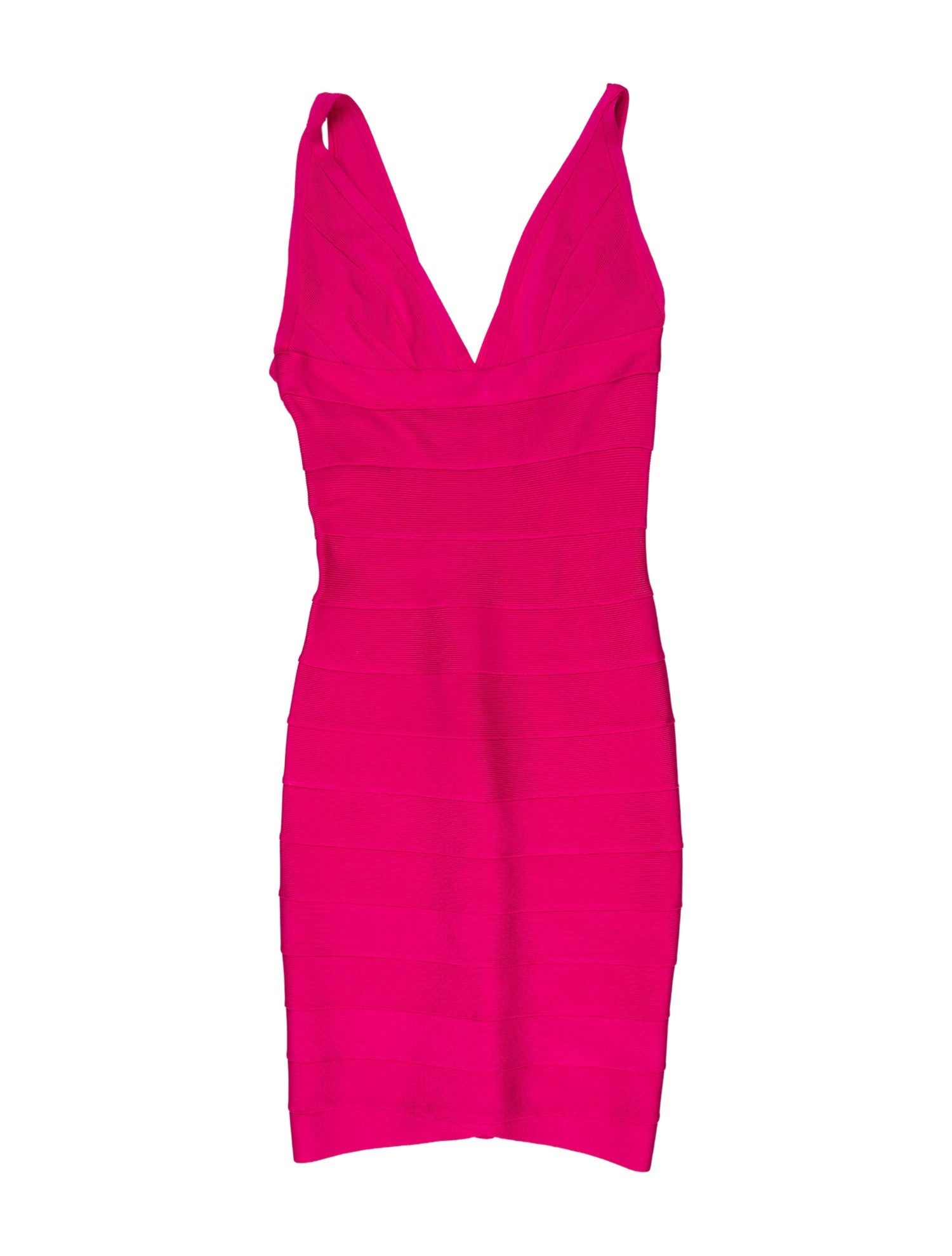 Herve Leger Cowl Neck Mini Dress