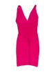 Herve Leger Cowl Neck Mini Dress
