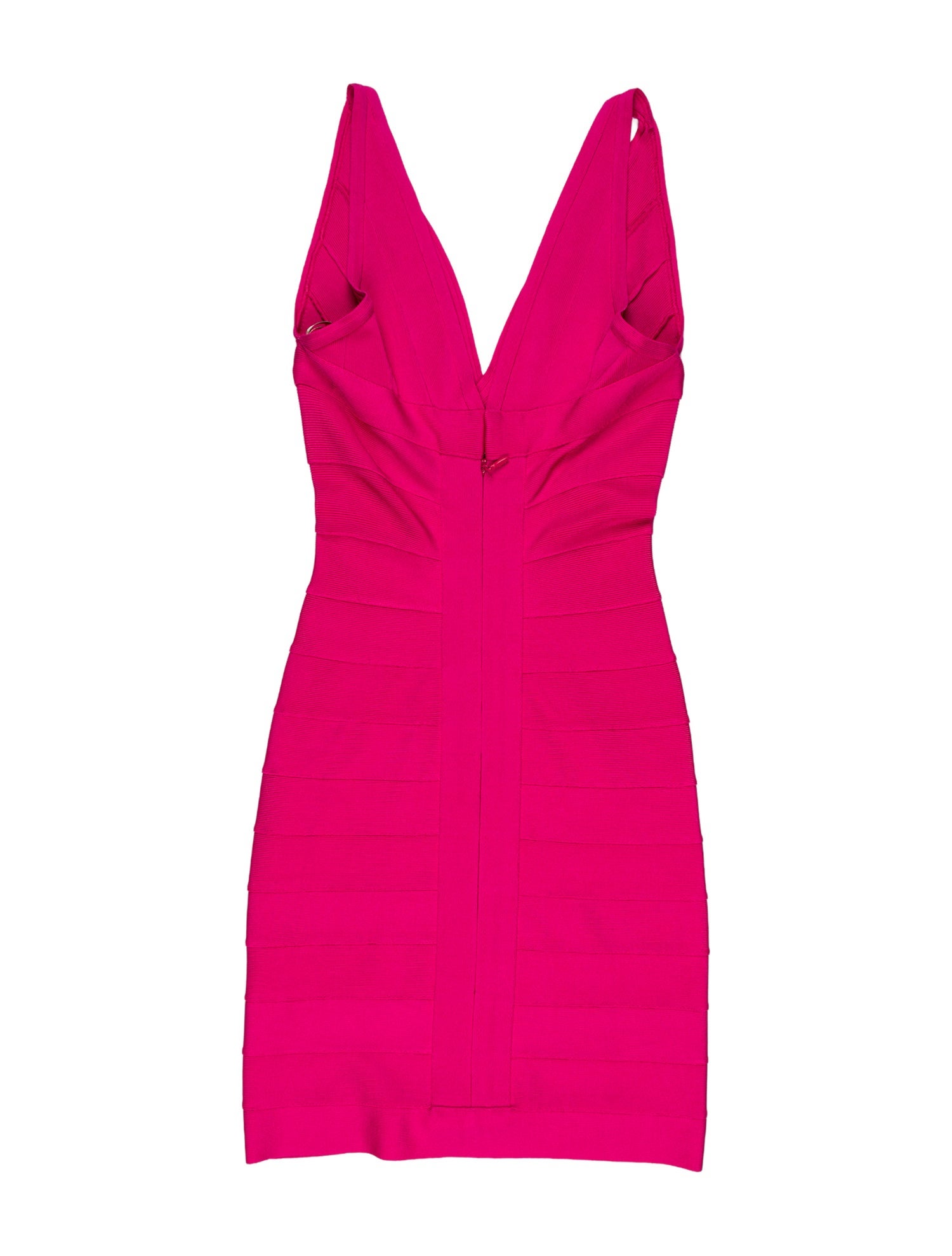 Herve Leger Cowl Neck Mini Dress