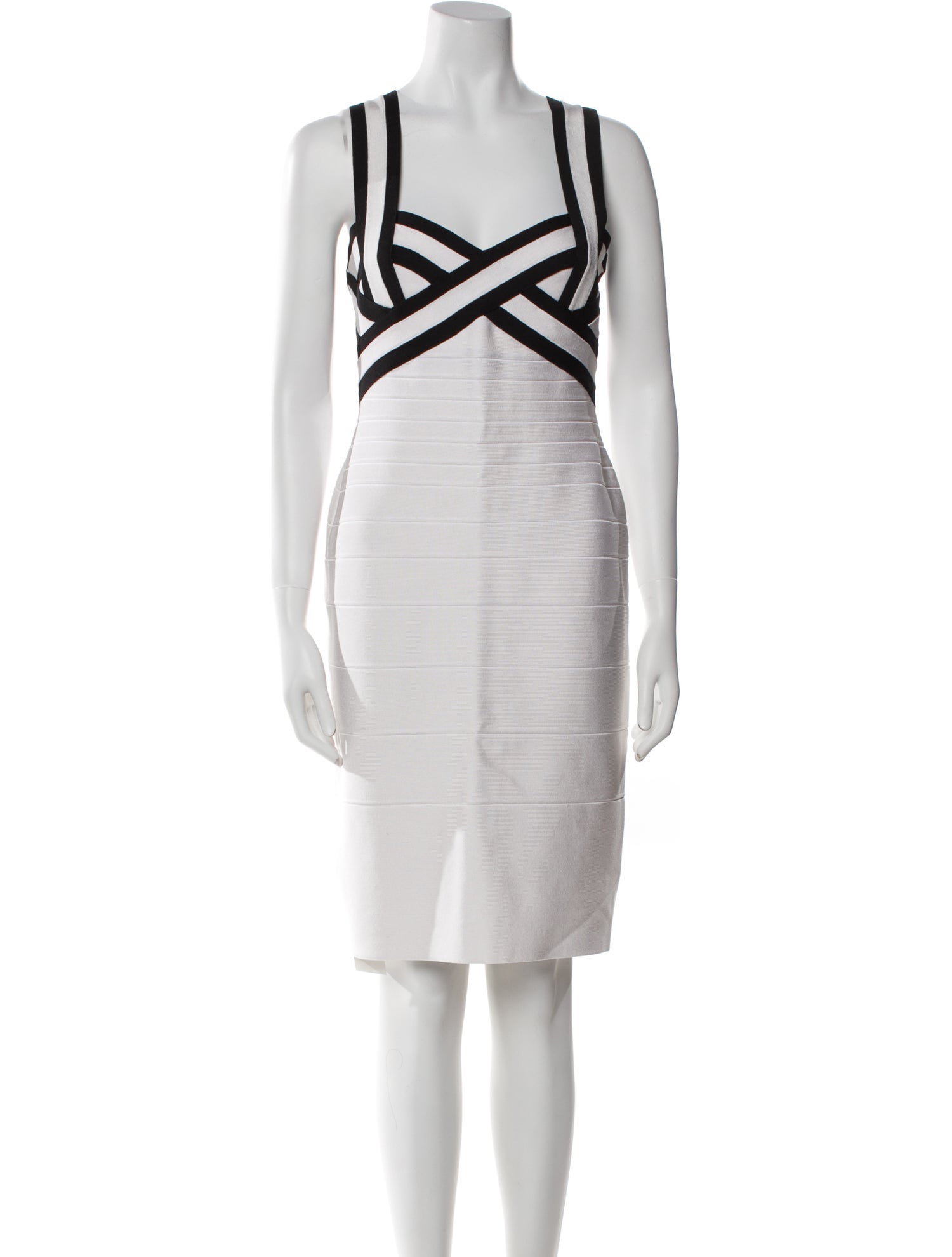 Herve Leger Printed Mini Dress