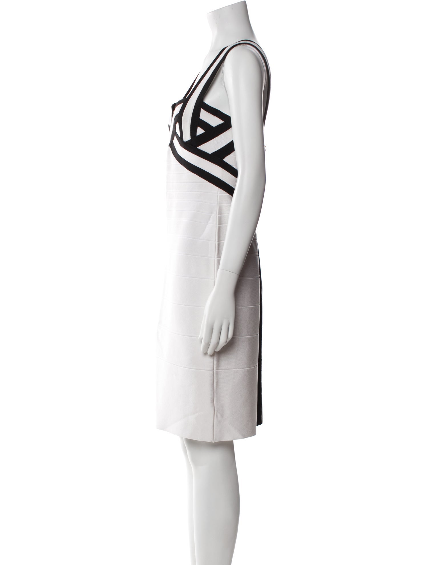 Herve Leger Printed Mini Dress