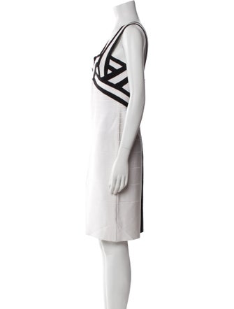 Herve Leger Printed Mini Dress