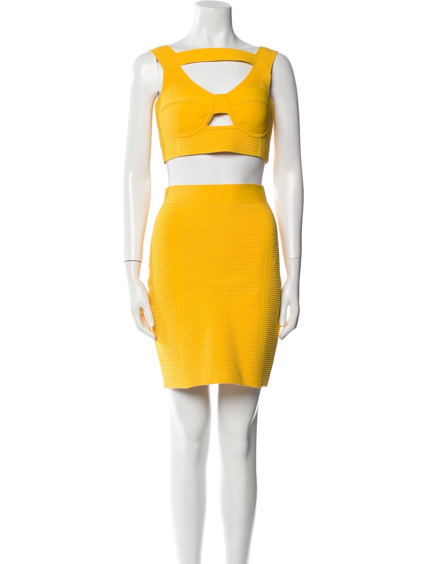 Herve Leger Skirt Set