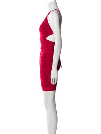 Herve Leger Halterneck Mini Dress