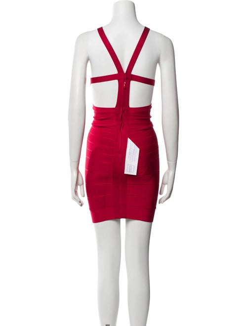 Herve Leger Halterneck Mini Dress