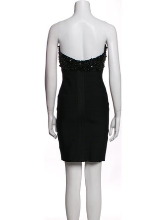 Herve Leger Strapless Mini Dress