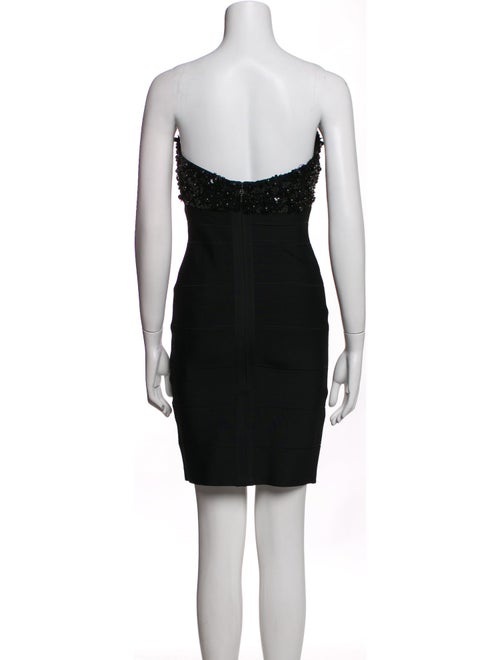 Herve Leger Strapless Mini Dress