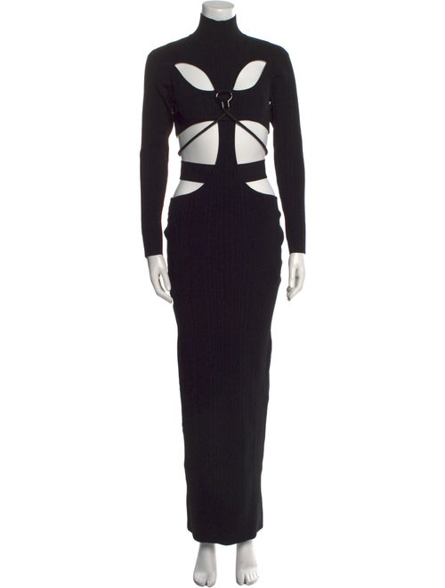 Herve Leger Nylon Long Dress