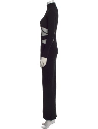 Herve Leger Nylon Long Dress