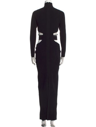 Herve Leger Nylon Long Dress