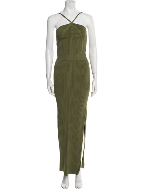 Herve Leger Nylon Long Dress