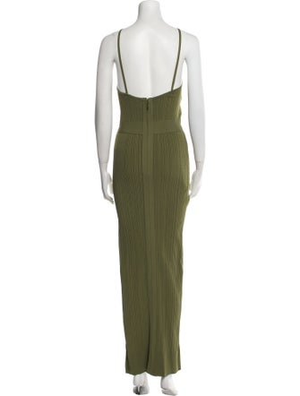 Herve Leger Nylon Long Dress