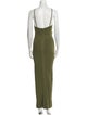 Herve Leger Nylon Long Dress