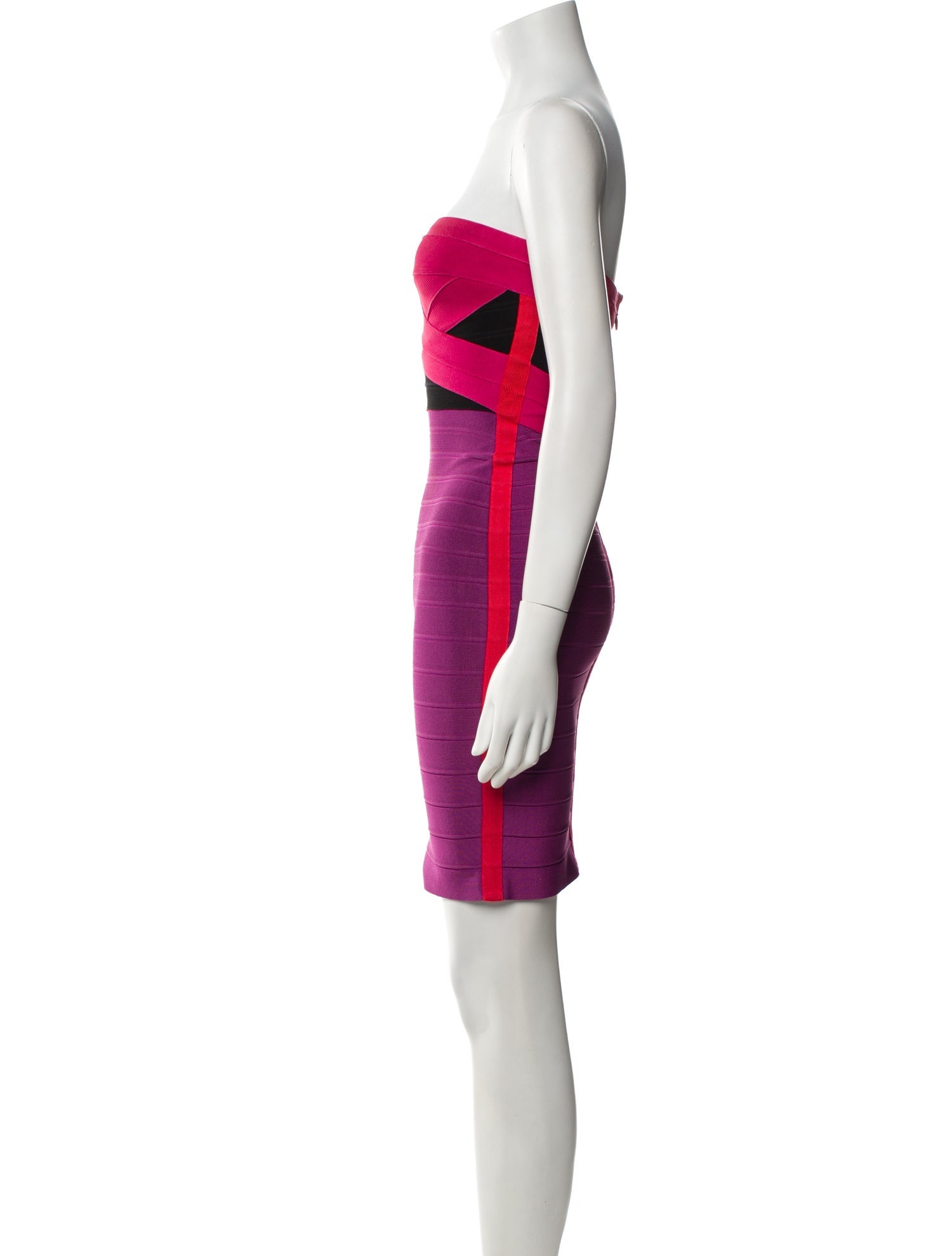 Herve Leger Strapless Mini Dress