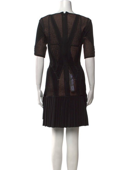 Herve Leger Scoop Neck Mini Dress