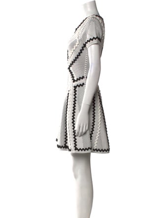 Herve Leger Printed Mini Dress
